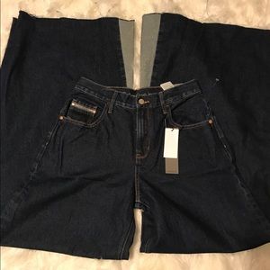 Calvin Klein extra wide leg jeans